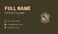 Lumberjack Wood Axe Business Card Design