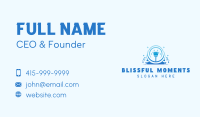 Clean Housekeeping Broom Business Card Image Preview