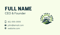 Backyard Mower Landscaping Business Card