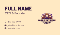 Mountain Sunset Peak Business Card