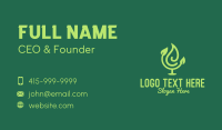 Green Leaf Atlas Business Card Design