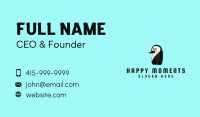 Happy Penguin Mascot Business Card Image Preview