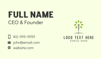 Natural Acupuncture Therapy Business Card