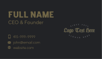 Classic Gothic Business Business Card