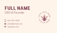 Woman Lotus Wellness Business Card