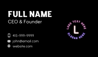Diner Business Card example 4