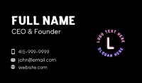 Las Vegas Business Card example 4