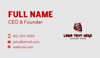 Graffiti Skull Gaming Business Card