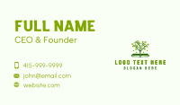 Tree Garden Book Business Card