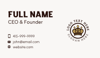 Crown King Regal Business Card