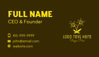 Electrical Flower Plant Business Card