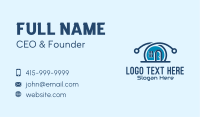 Blue Tech House Business Card