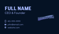 Urban Paint Wordmark Business Card Design