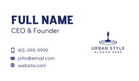 Drinking Water Drop  Business Card