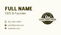 Table Saw Planer Business Card