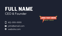 Discuss Business Card example 3