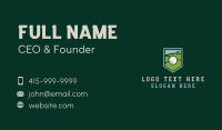 Golf Course Shield Business Card