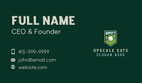 Golf Course Shield Business Card Image Preview