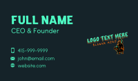 Character Playing Business Card example 3