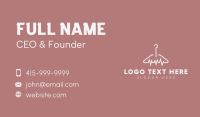 Hanger Business Card example 2