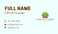 India Nature Tree Business Card