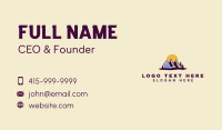 Mountain Dog Camping Business Card