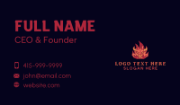 Bull Flame Barbecue Grill Business Card