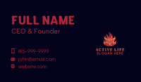 Bull Flame Barbecue Grill Business Card