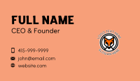 Orange Fox Business Card example 4