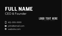 Generic Professional Agency Business Card