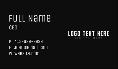 Generic Professional Agency Business Card Image Preview