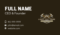 Hammer Roofing Carpentry Business Card