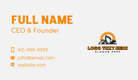 Heavy Equipment Mining Business Card