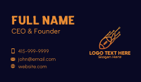 Rugby Ball Tech Business Card Design