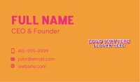 Vibrant Business Card example 4
