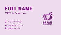 Minimalist Horse Business Card