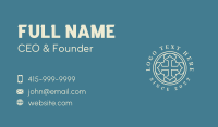 Christian Parish Cross Business Card