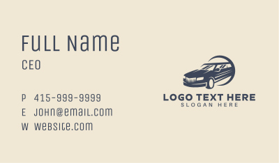 Limousine Auto Car Business Card