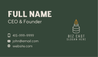 Organic Kombucha Bottle Business Card