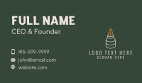 Organic Kombucha Bottle Business Card