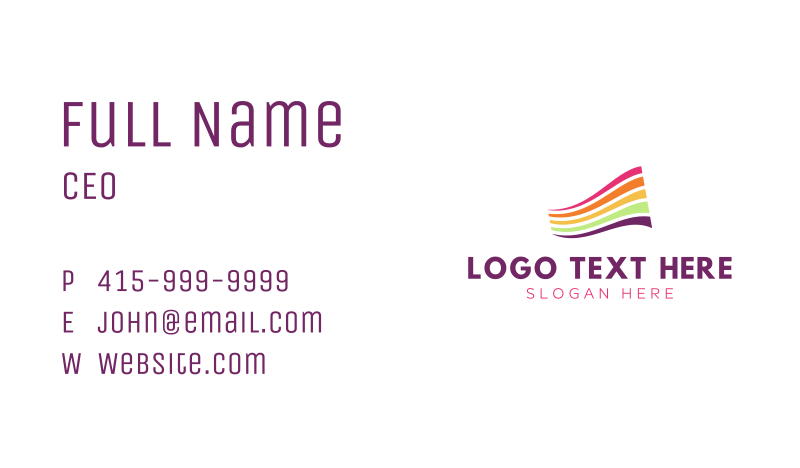 Printing Business Card example 3