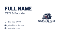 Smoking Truck Delivery Business Card