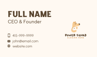 Dog Cat Groomer Business Card