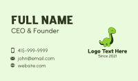 Jurassic Business Card example 2