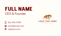 Shrimp Sushi Food Business Card Design