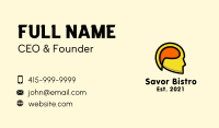 Mind Chat Head  Business Card