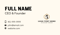 Wood Axe Carpentry Business Card