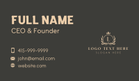 Elegant Boutique Lettermark Business Card