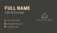 Elegant Boutique Lettermark Business Card Design