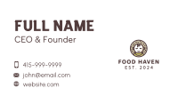 Yellow Baby Food Business Card Image Preview